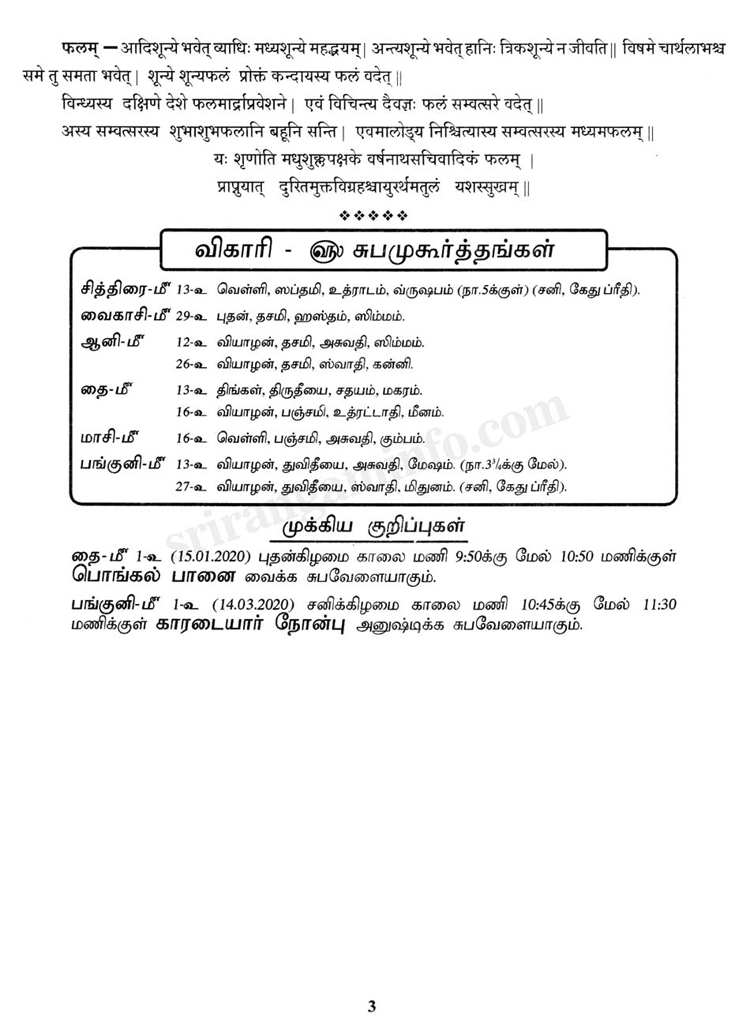 Panchangam